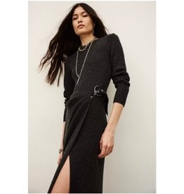 BA&SH ROBE BAMAYA GRISANTHRACITE
