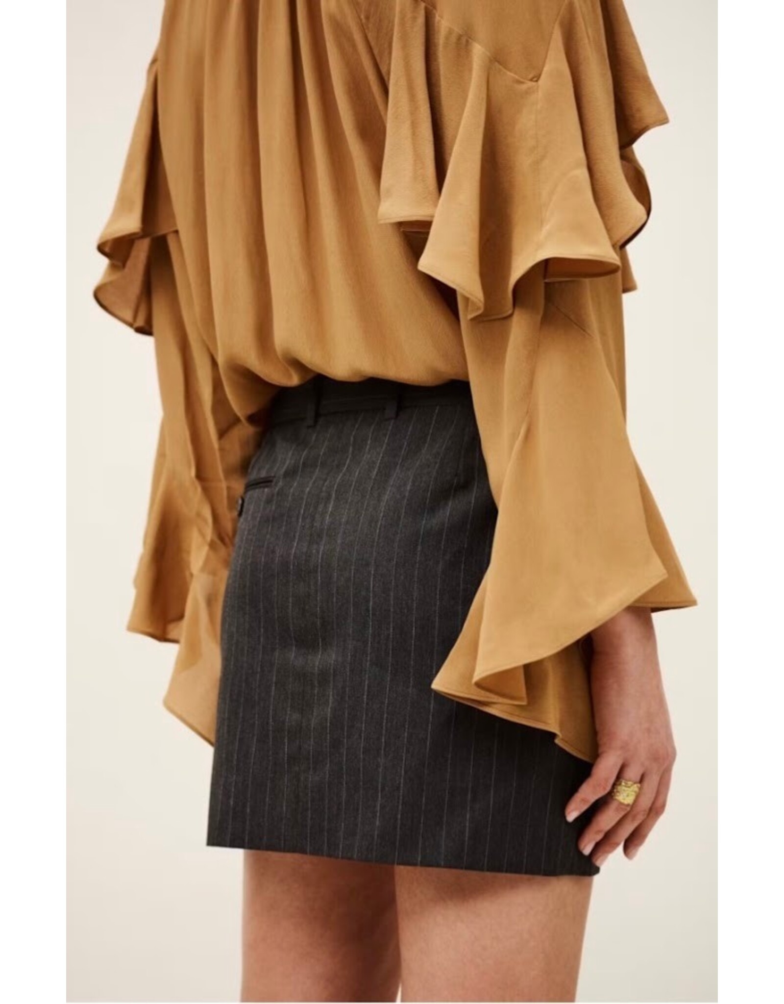 BA&SH JUPE DAISY ANTHRACITE