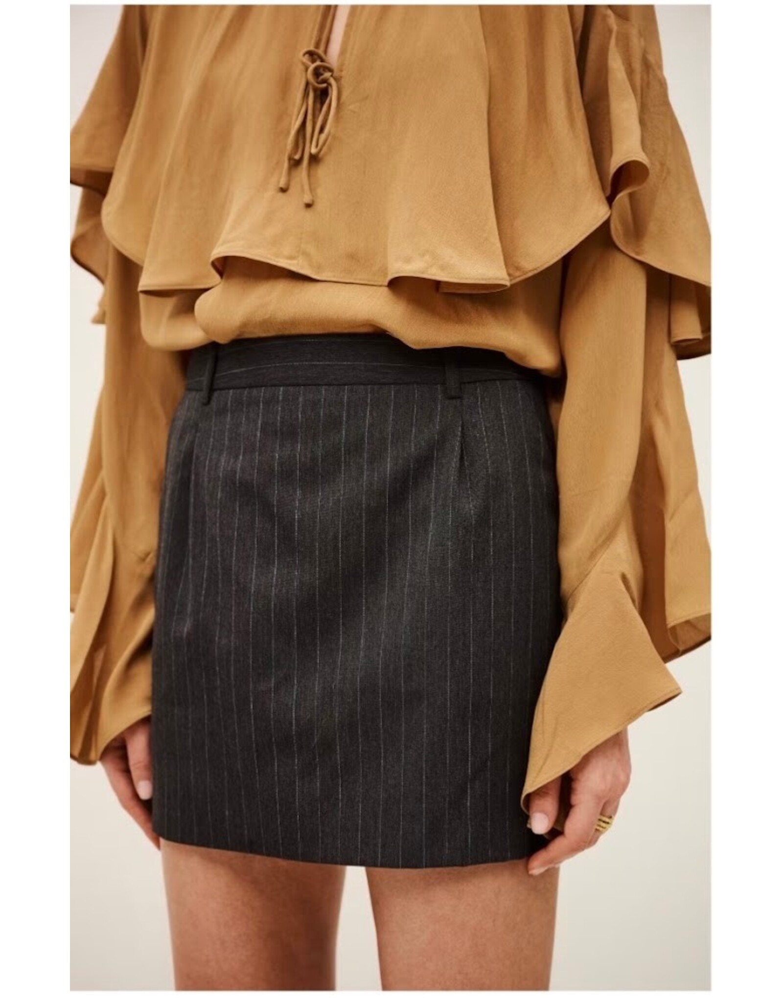 BA&SH JUPE DAISY ANTHRACITE