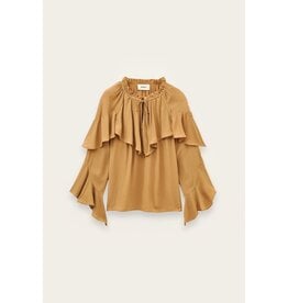 BA&SH BLOUSE BETTY CAMEL