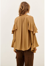 BA&SH BLOUSE BETTY CAMEL