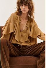 BA&SH BLOUSE BETTY CAMEL