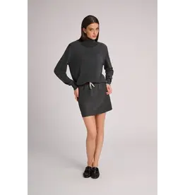 MARCH23 MY SKIRT RIVER DARK GREY PINSTRIPE