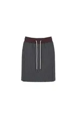 MARCH23 MY SKIRT RIVER DARK GREY PINSTRIPE