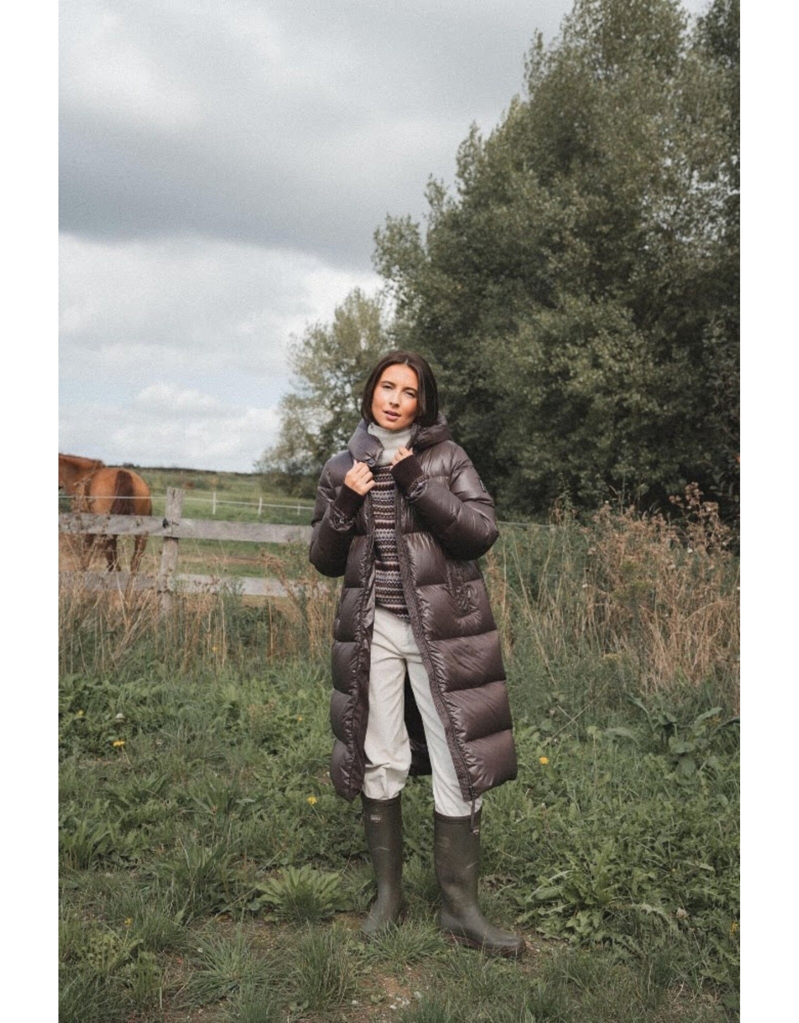 DOUDOUN LONDON JACKET BROWN