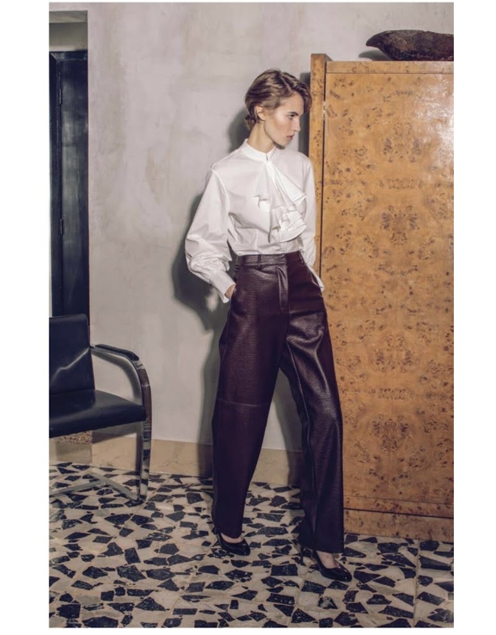 ACTITUDE TWIN SET 262AP2292 PANTALONE CHOCOLA