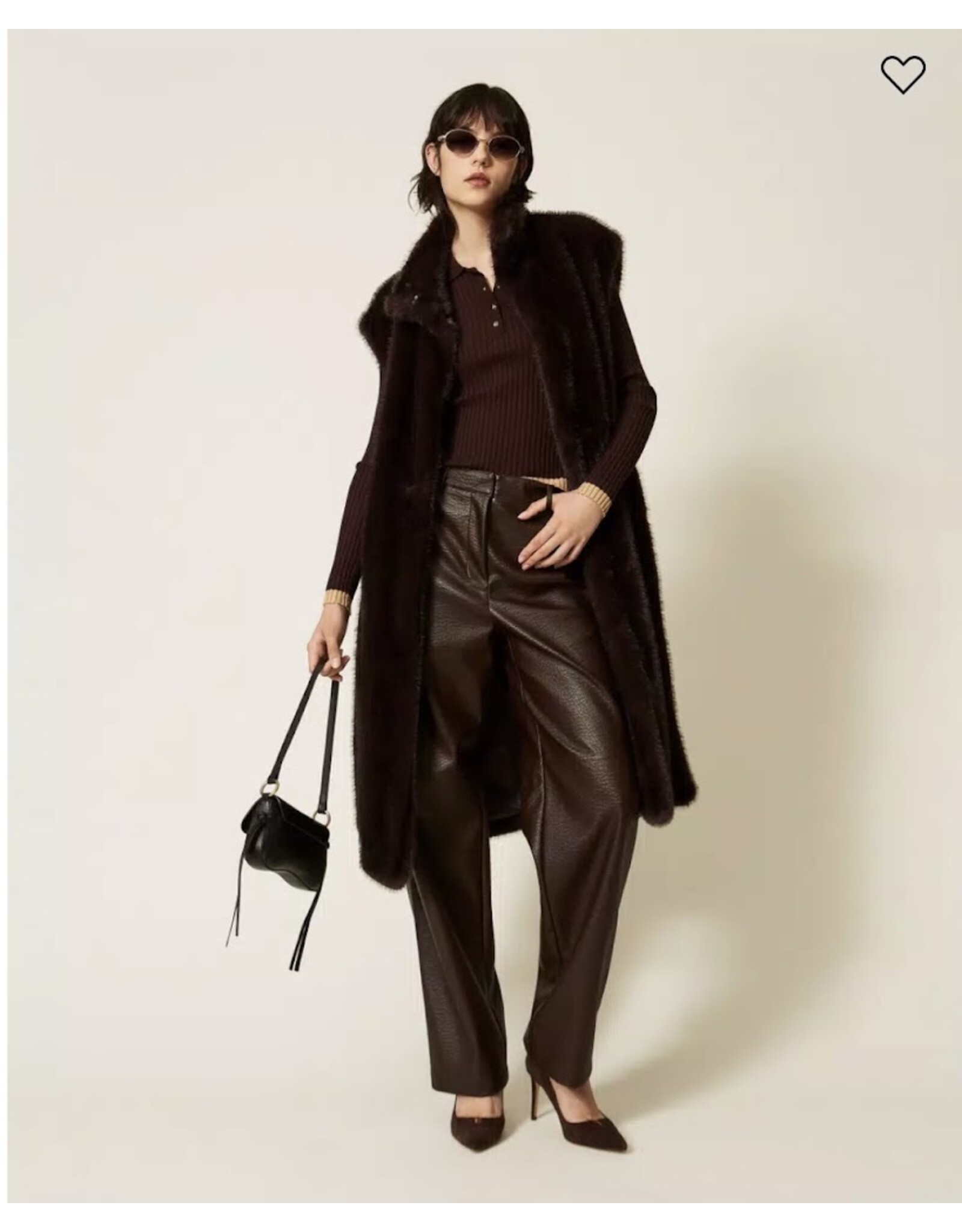 ACTITUDE TWIN SET 262AP2292 PANTALONE CHOCOLA