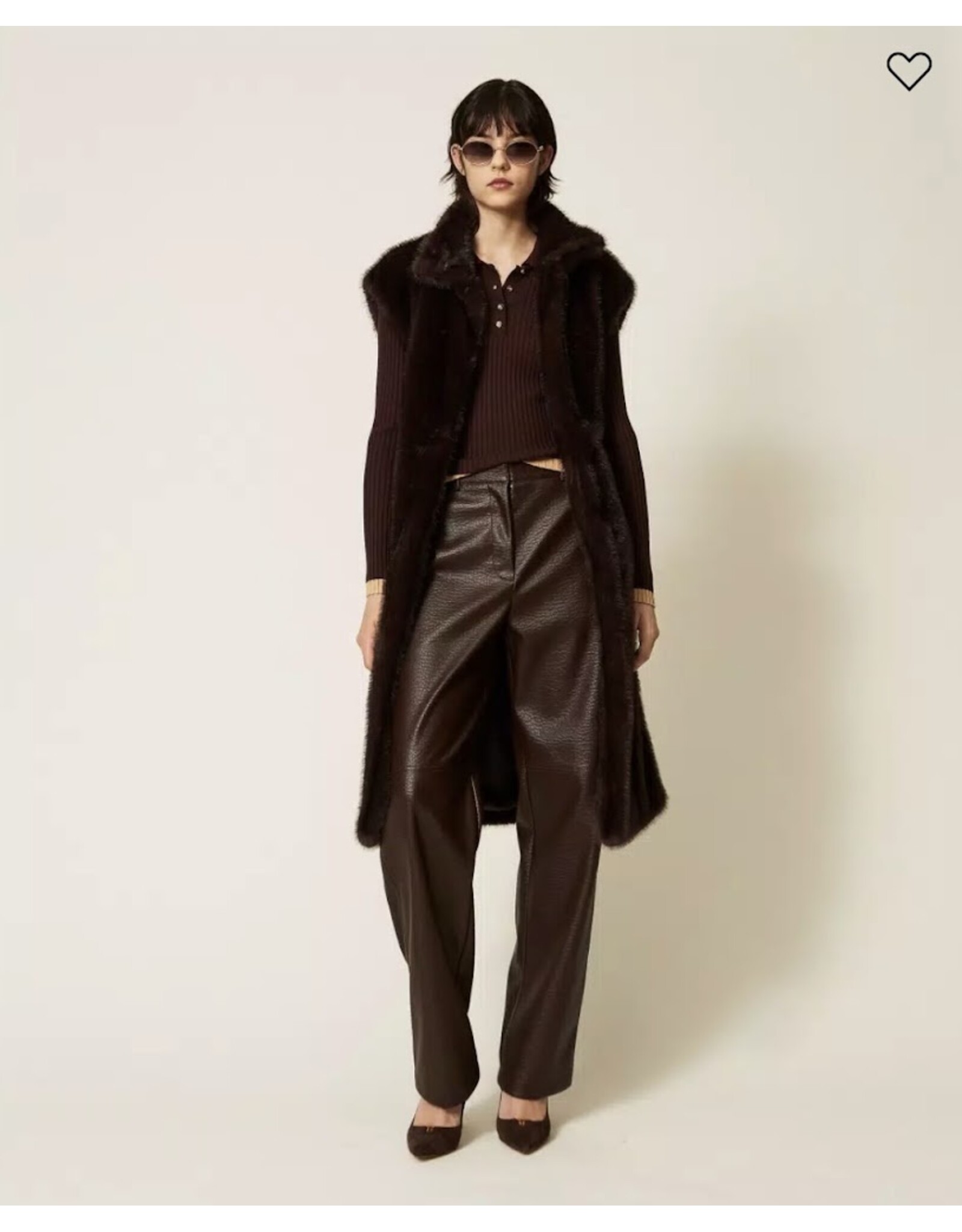 ACTITUDE TWIN SET 262AP2292 PANTALONE CHOCOLA