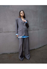 MARCH23 BLAZER HILL DARK GREY PINSTRIPE