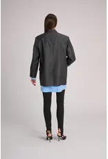 MARCH23 BLAZER HILL DARK GREY PINSTRIPE