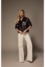 LALOTTI JANIQUE LACQUER JACKET BROWN