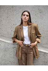 MARCH23 BLAZER NAPLES COOLWOOL OLIVE
