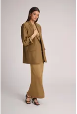 MARCH23 BLAZER NAPLES COOLWOOL OLIVE