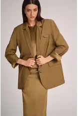 MARCH23 BLAZER NAPLES COOLWOOL OLIVE