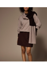LALOTTI LINO SKIRT BROWN