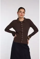NITAH CARDIGAN MARRON MOLLY