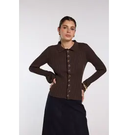 NITAH CARDIGAN MARRON MOLLY