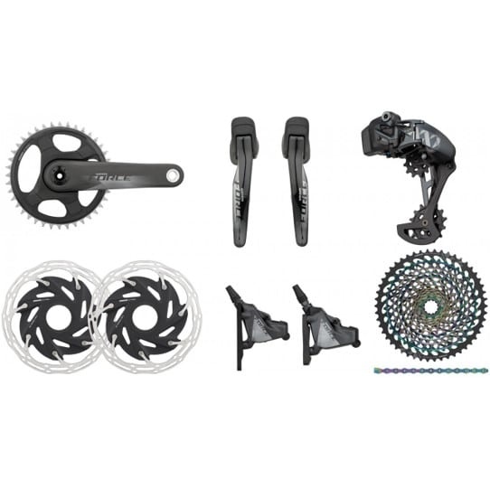 SRAM Mullet XX1 Force eTap AXS 1×12-Gang Scheibenbremsen Gruppenset