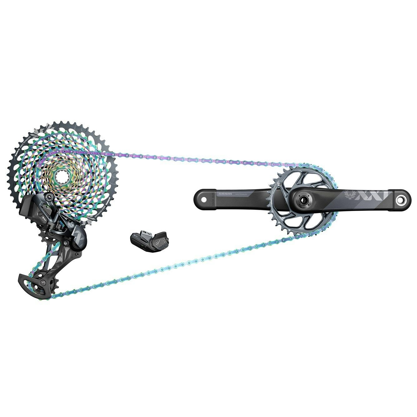 SRAM XX1 Eagle AXS Crank Arm Assembly – 175mm, 55CL, 8-Bolt Direct Mount, DUB Spindle – 00.6118.642.175