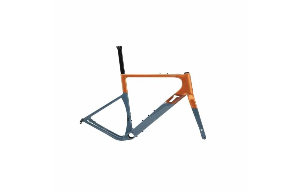 3T Exploro RaceMax Orange/Blue Frameset