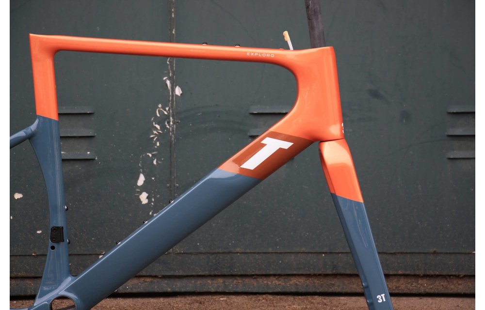 3T Exploro RaceMax Orange/Blue Frameset