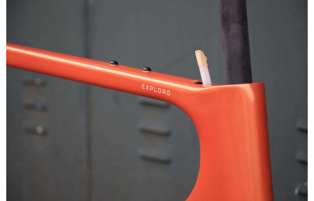 3T Exploro RaceMax Orange/Blue Frameset