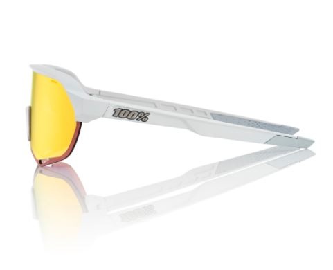 100% S2 - Matte Off White - Hiper Red Lens