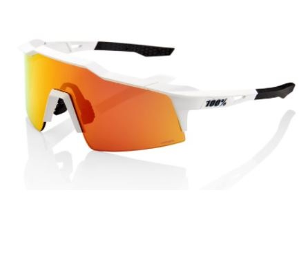 100% Speedcraft Soft tact Off Weiß - HiPER Red Multilayer Mirror Lens