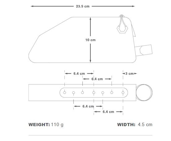 Apidura Expedition Bolt-On Oberrohrtasche (1L)