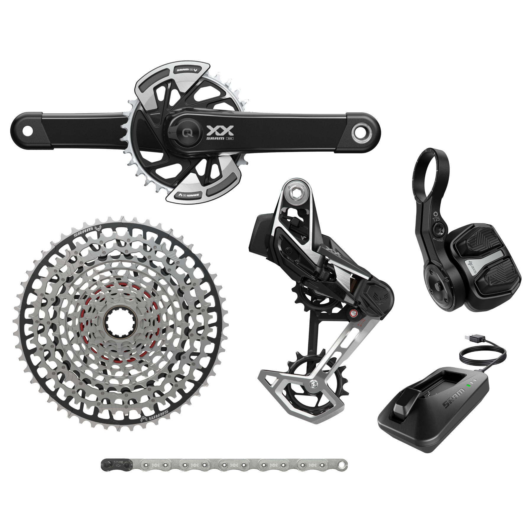 SRAM XX Eagle Transmission Powermeter Gruppenset