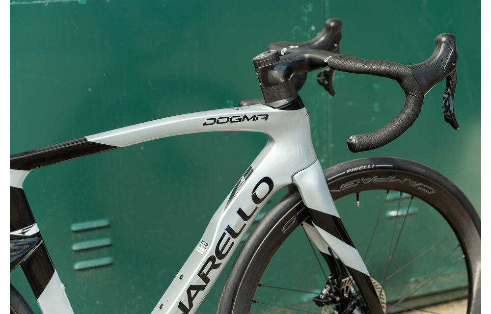 Pinarello Dogma F Speedster Silver Campagnolo Super Record WLS