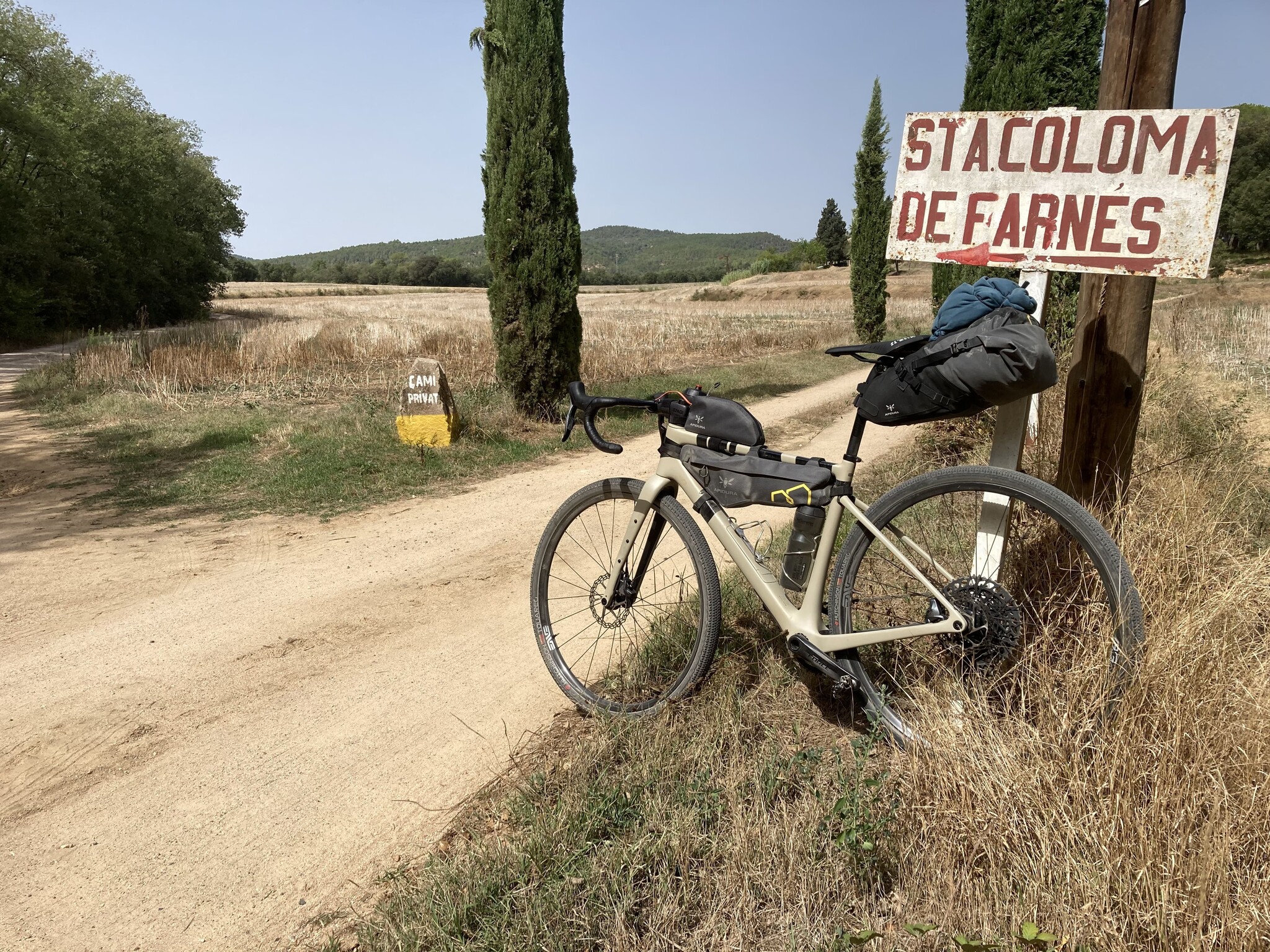 Jordy met de Enve Mog in Spanje
