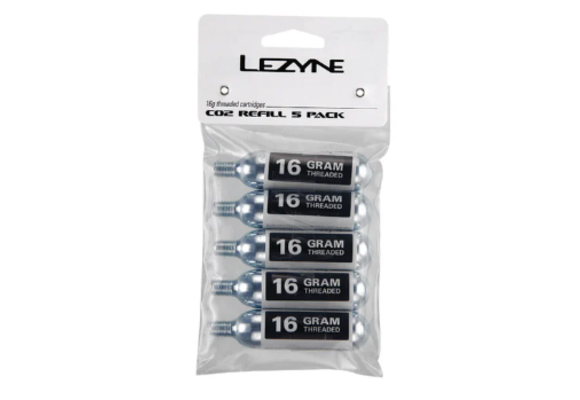Lezyne 16G CO2 - 5 pack cartridges