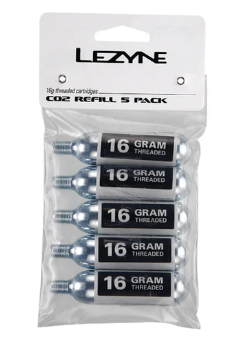 Lezyne 16G CO2 - 5 Stück Patronen