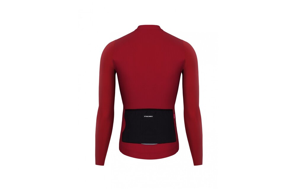 Etxeondo Alde L/S Jersey - Sky Blue - Carmin Red
