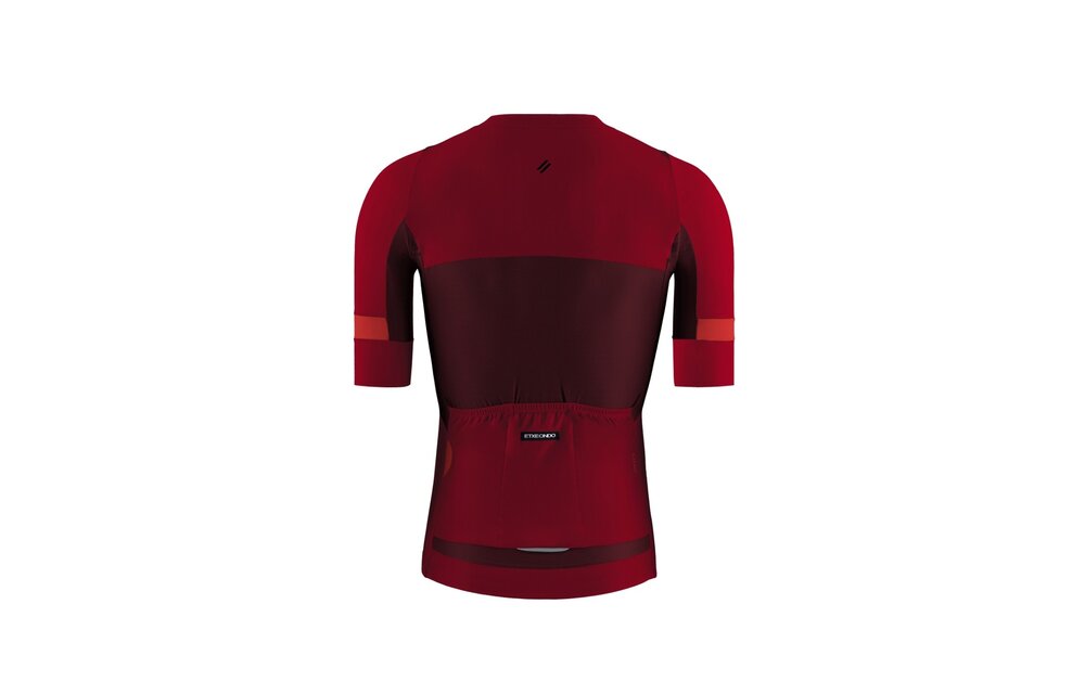 Etxeondo Fahrradtrikot Mendi - Maroon/Red