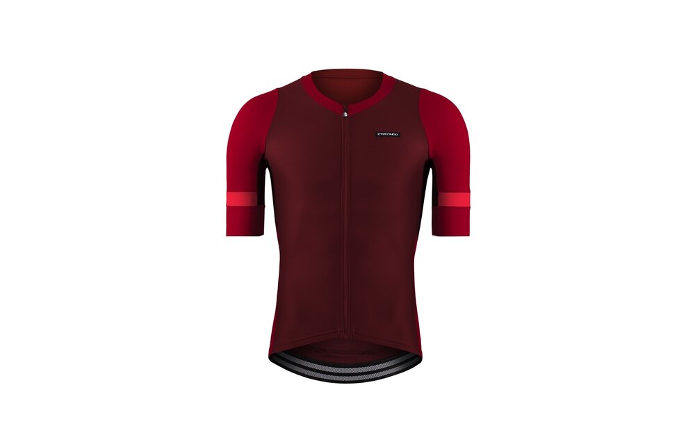 Etxeondo Fahrradtrikot Mendi - Maroon/Red