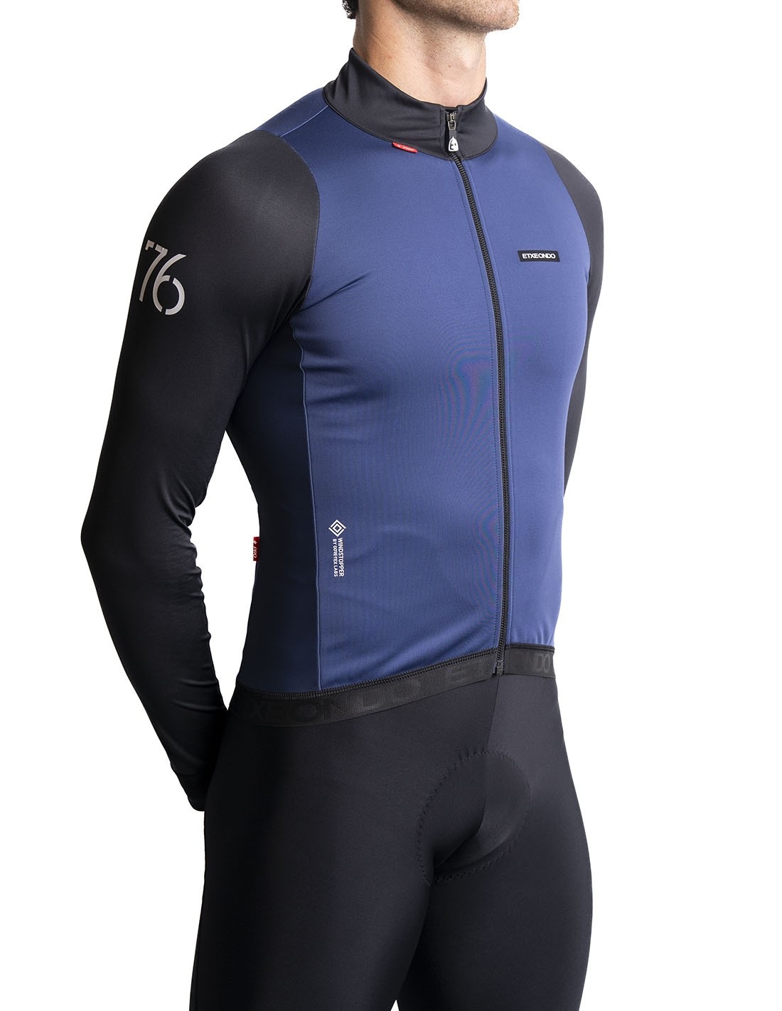 Etxeondo 76 Jacket Men - 25/26 - Marine blau - Schwarz