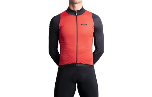 Etxeondo 76 Jacket Men - 25/26 - Wassermelon - Rot - Schwarz