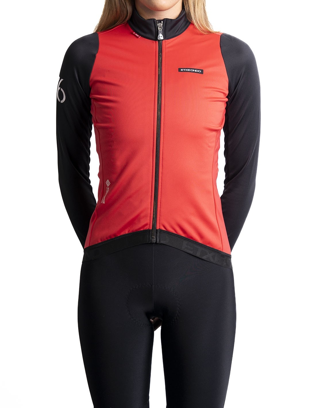 Etxeondo 76 Jacket Frau - 25/26 - Wassermelon - Rot - Schwarz