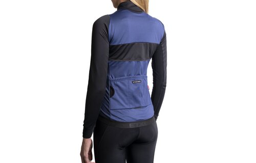 Etxeondo 76 Jacket Women - 25/26 - Marine Blue - Black