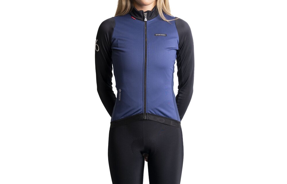 Etxeondo 76 Jacket Women - 25/26 - Marine blue - Black