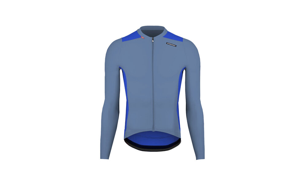Etxeondo Jersey L/S Alde Color Edition - Indigo blue - Men