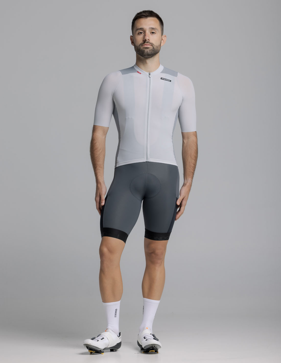Etxeondo Fahrradtrikot Alde 110 Color Edition - Cloud grey/Stone grey - Herren
