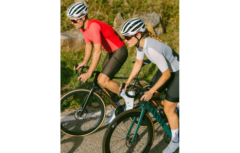 Etxeondo Fietsshirt Alda 110 Color Edition - Cloud grey/Stone grey - Dames