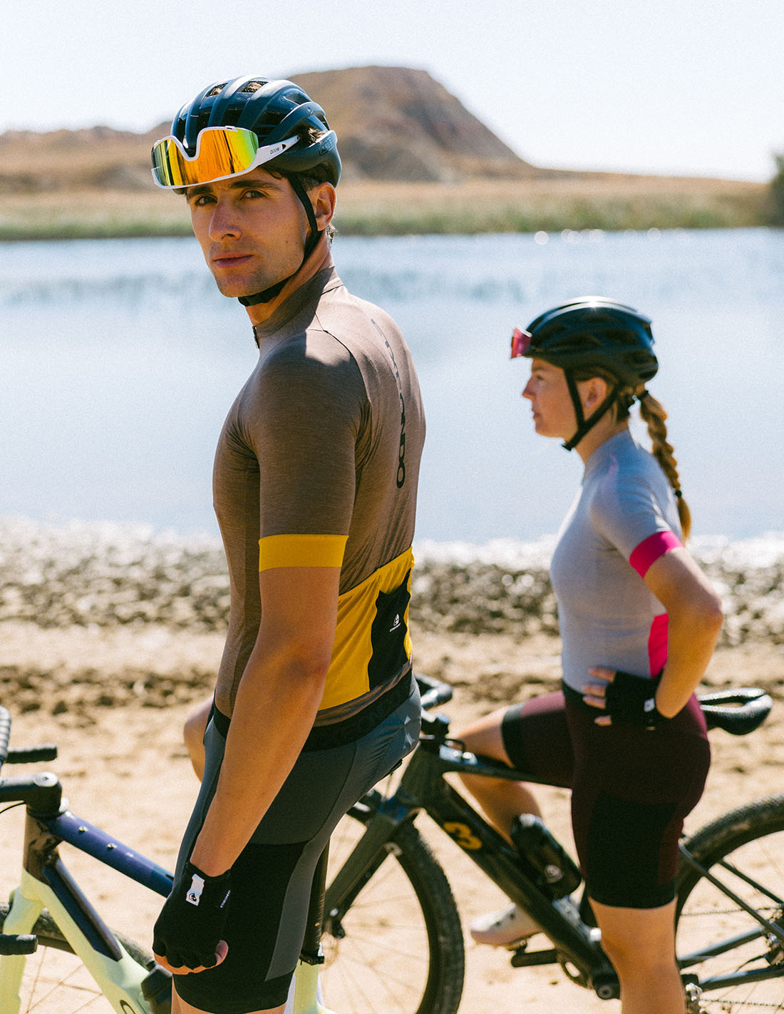 Etxeondo Fahrradtrikot Baso - Melange Brown - Herren