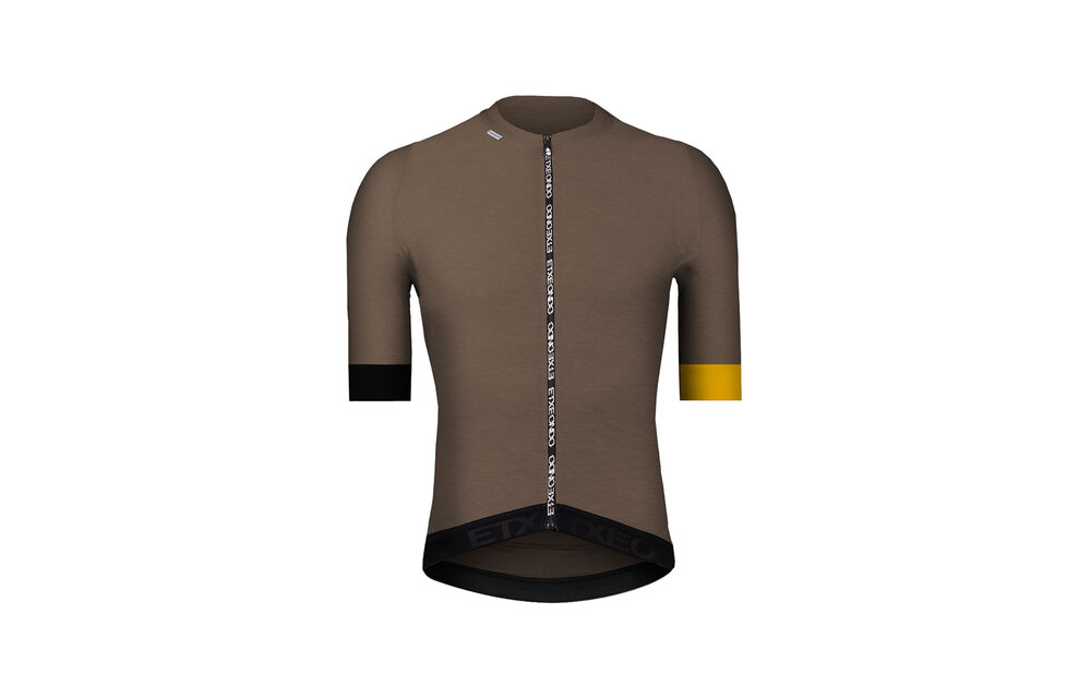 Etxeondo Fietsshirt Baso - Melange Brown - Heren