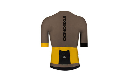 Etxeondo Fietsshirt Baso - Melange Brown - Heren