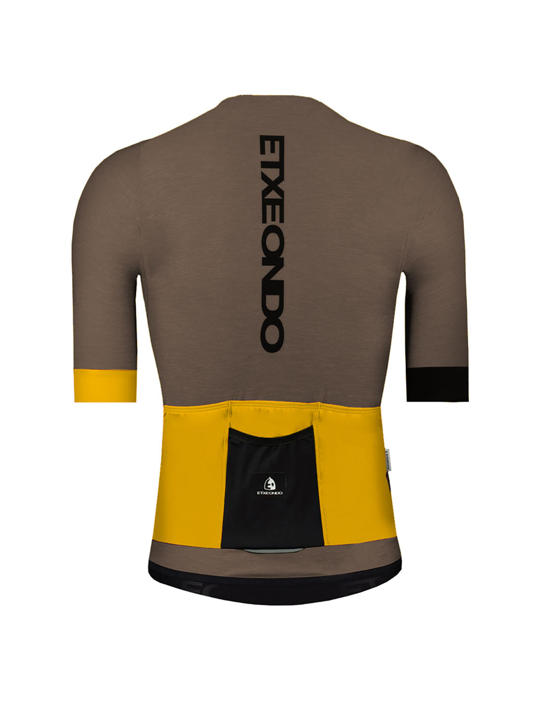 Etxeondo Fietsshirt Baso - Melange Brown - Heren