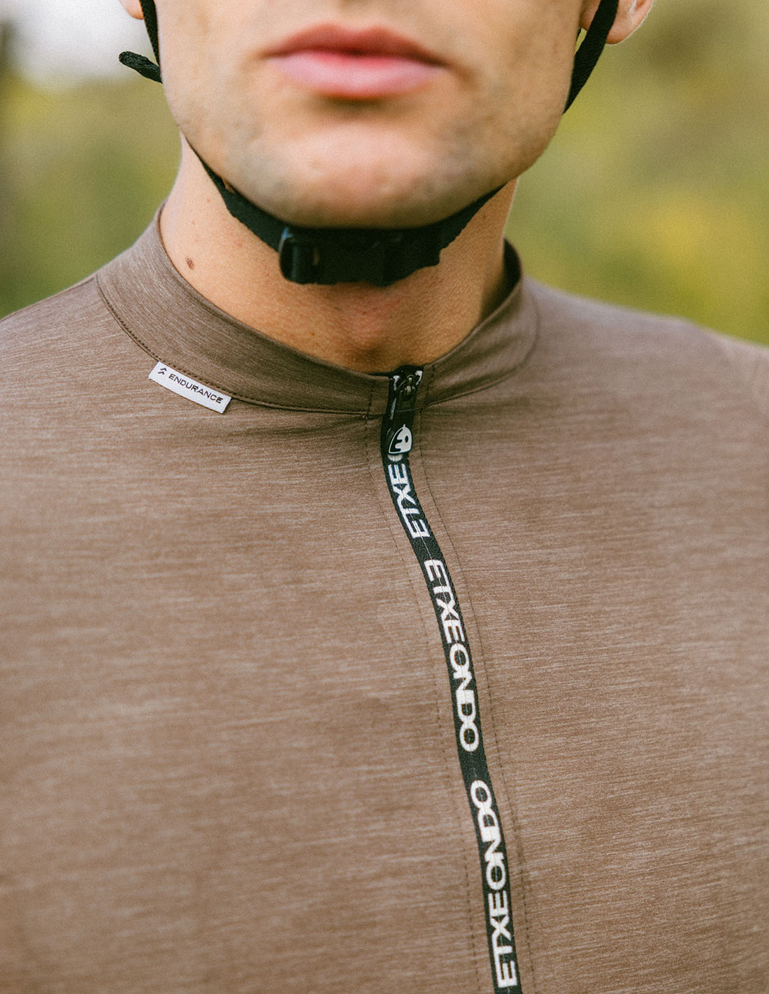 Etxeondo Fahrradtrikot Baso - Melange Brown - Herren